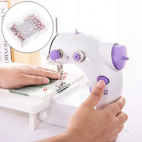 Vista 4 de 400 alfileres de ramo de flores, 4 estilos de alfileres Boutonniere, alfileres de ramillete de cabeza de cristal para costura, joyería, decoración