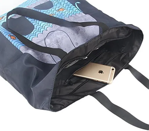 Vista 2 de Bolso de viaje para la playa con zíper, para mujer, plegable, impermeable, para la noche
