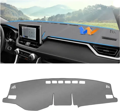 Vista 99 de Autorder Alfombrilla de cubierta de tablero para Toyota 4Runner 2003 2004 2005 2006 2007 2008 2009 Accesorios Cubierta de tablero de terciopelo
