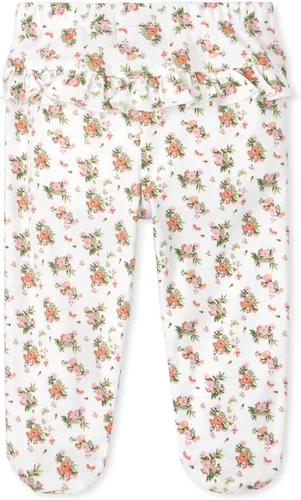 Vista 2 de The Children's Place Baby Girls' Newborn Take Me Home Set, 100% Cotton, Short Bodysuit and Pants, Long Sleeve Sleep and Play