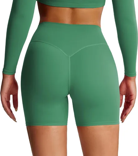 Vista 24 de Aoxjox Pantalones cortos Metamorph Deep V de 6" Azul (Cascade Blue)
