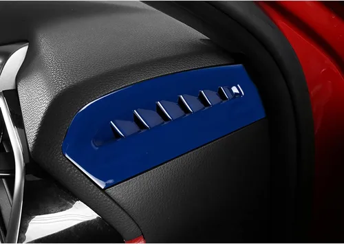 Vista 9 de Xotic Tech - Cubierta de salida de CA para consola lateral de salpicadero, color azul, compatible con Toyota Camry 2018-2024