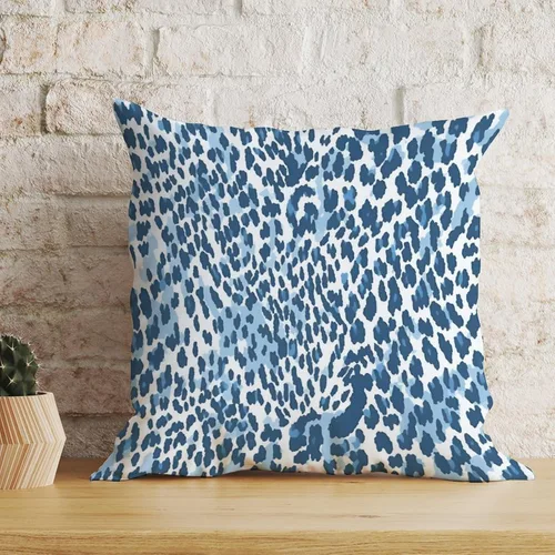Vista 108 de Funda de cojín decorativa con estampado de guepardo verde peridoto para sofá, funda de almohada verde crema con estampado de leopardo con A-16