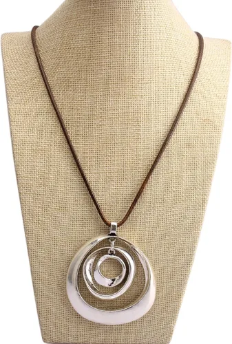 Vista 7 de Collares de cuentas de colores para mujer, collar de perlas turquesas, collar de cuentas de playa de verano, collares bohemios para mujer