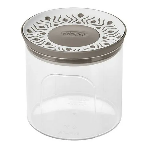 Vista 3 de Bote Stefanplast STF923 11,7 x 11 x 11,7 cm Beige Plástico 700 ml