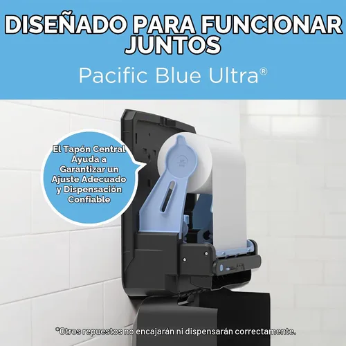 Vista 3 de Georgia-Pacific - Dispensador de toallas de papel de alta capacidad Pacific Blue Ultra 8 pulgadas