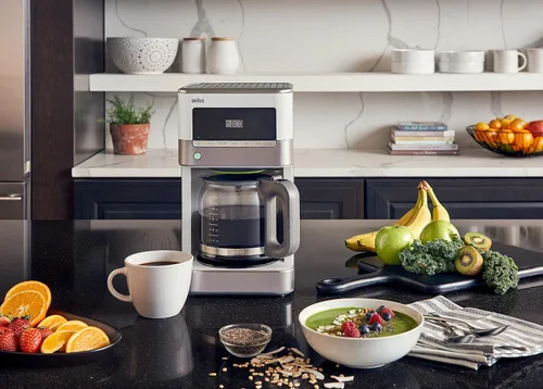 Vista 4 de Braun KF6050WH BrewSense - Cafetera de goteo, color blanco