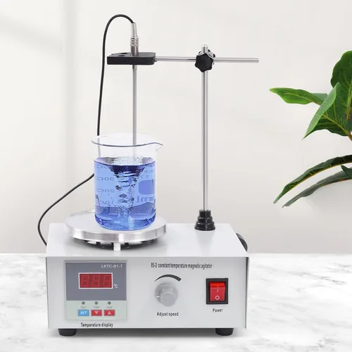 Vista 12 de Agitador eléctrico de 5L Máquina de agitación magnética de 320 W con pantalla LCD, agitadores de placa de calefacción de laboratorio digital