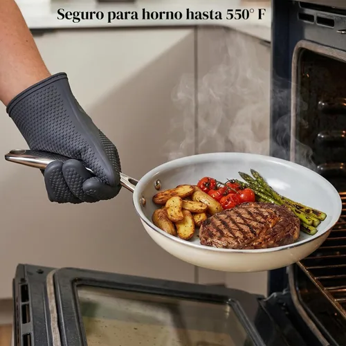 Vista 6 de Sartén Antiadherente de Cerámica: Sartén para Huevos de 8 Pulgadas Libre de PFOA, PTFE y PFAS