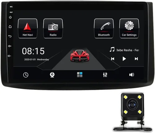 Vista 8 de Android 10.0 Double Din 9 Inch Car Stereo Audio 1080P Touchscreen in-Dash GPS Navigation Head Unit WiFi/Bluetooth/FM Radio for Chevrolet Epica