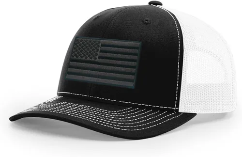 Vista 317 de Joe's USA Richardson 112 - Gorras de camionero con parche gráfico personalizado - Gorras estructuradas de cinco y seis paneles Richardson Premium