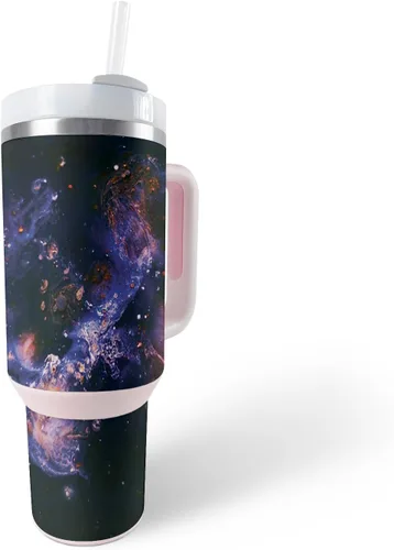 Vista 21 de MightySkins Skin - Vaso de vinilo compatible con Stanley The Quencher H2.0 FlowState de 40 onzas, diversión de los años 90, protectora, duradera