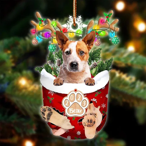 Vista 123 de NAZENTI Adorno Navideño de Bolsillo Personalizado de Affenpinscher en la Nieve, Adorno de Forma Acrílica de Perro, Adorno de Navidad 2023, Adorno