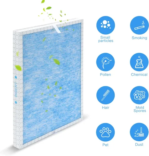 Vista 4 de Filtro de repuesto MSA3 compatible con Membrane Solutions MSA3 y MSA3S Smart Air Purifiers, filtro 3 en 1 (paquete de 2)