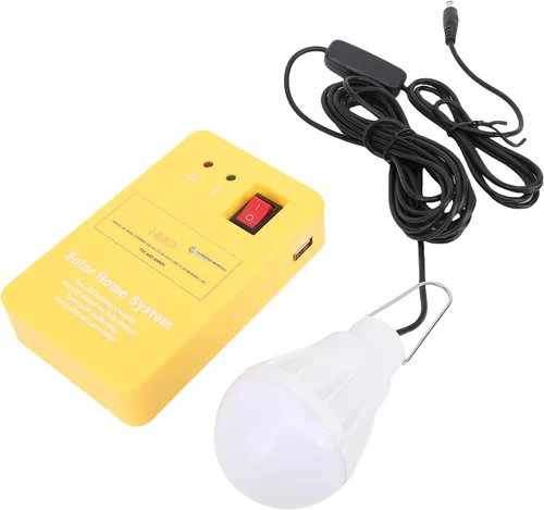 Vista 6 de Marhynchus Kit de generador solar portátil con luces LED