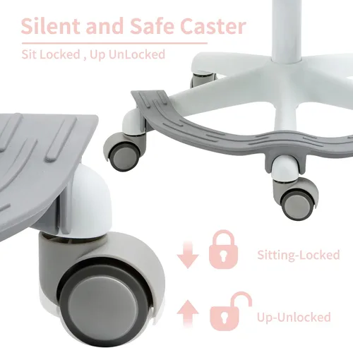 Vista 5 de HOMEFUN Silla de escritorio para niños, sillas de computadora con reposabrazos y reposapiés para niños y niñas, bonita malla ergonómica con altura