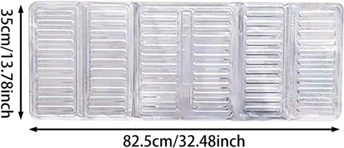 Vista 7 de Juego de 4 protectores contra salpicaduras de grasa plegable – Protector contra salpicaduras de aceite de estufa Aluminio de 3 lados Freidora