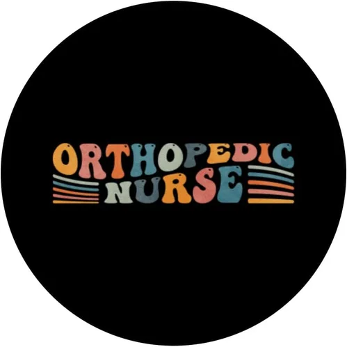 Vista 3 de Groovy Orthopedic Nurse Ortho Nursing PopSockets Standard PopGrip