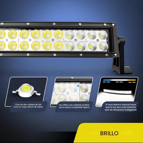 Vista 3 de Focos LED para faros antiniebla de vehículo, de Nilight