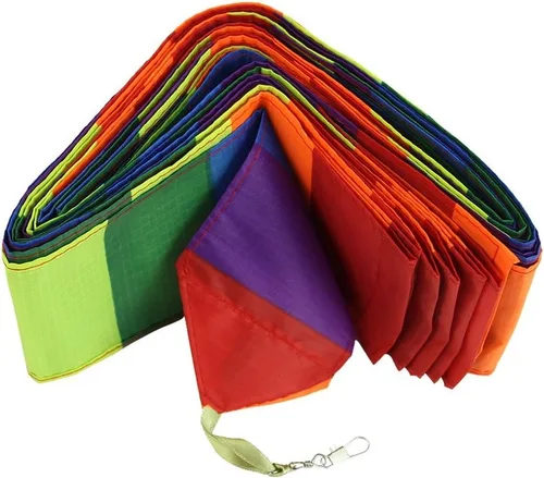Vista 4 de Super Nylon Stunt Tail Rainbow Accesorio Niños Juguete