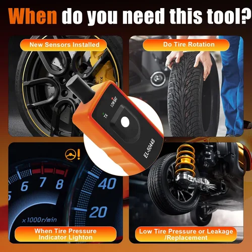 Vista 5 de Herramienta de reaprendizaje TPMS para sensor de neumáticos GM, EL-50448 Herramienta de reinicio de activación del sistema de monitoreo