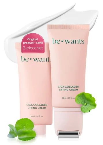 Vista 6 de Bewants rodillo de crema para el cuello gua sha, crema coreana para el cuello con rodillo de masaje, suero para el cuello de elevación rápida roll