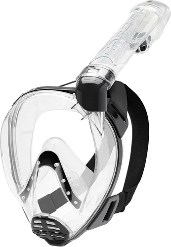 Vista 2 de Set de snorkel para adultos - Máscara de cara completa, vista amplia y clara, sistema antivaho - Respiración fácil: la seguridad es lo primero
