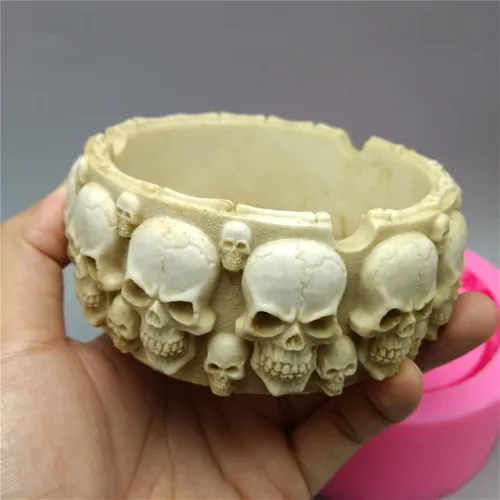 Vista 6 de Moldes de cemento para macetas, moldes de silicona para plantas, molde para portavelas, molde de resina epoxi, caja de almacenamiento de joyería
