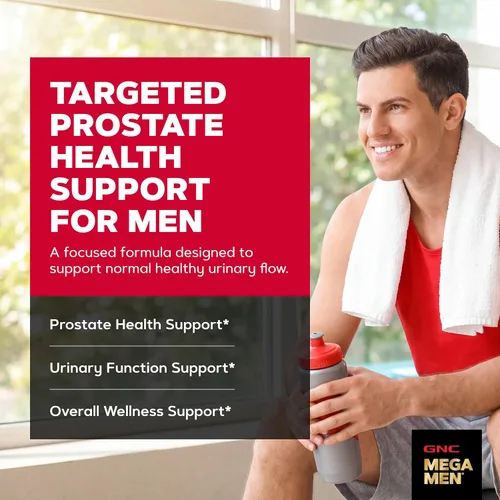 Vista 10 de GNC Fórmula de próstata para hombres, 60 cápsulas blandas, apoya la función reproductiva normal