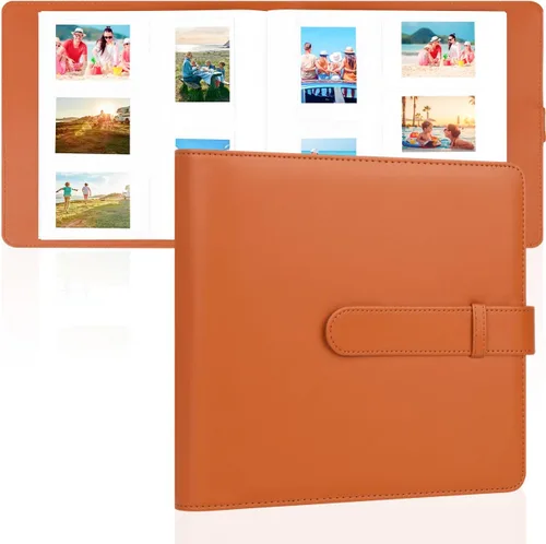 Vista 12 de Álbum de fotos de 320 bolsillos para fotos Polaroid de 2 x 3 pulgadas, álbum de fotos con capacidad para 320 fotos para Fujifilm Instax Mini 12 11 9