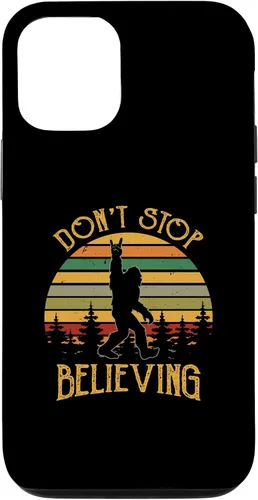 Vista 28 de Don't Stop Believing Bigfoot Rock And Roll Sasquatch Case for iPhone 16