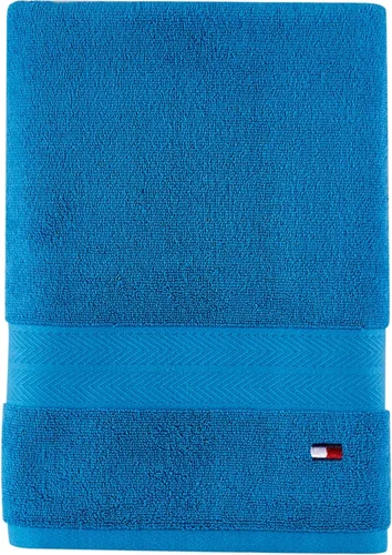Vista 25 de Tommy Hilfiger Modern American - Toalla de baño de color sólido, 30 x 54 pulgadas, 100% algodón, 574 GSM (Sunshine)