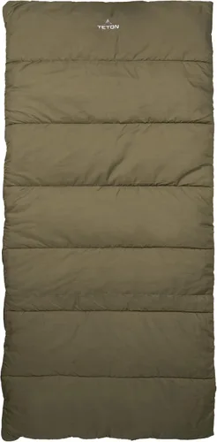 Vista 10 de Teton Evergreen Sleeping Bag for Adults – Warm & Cozy All-Season Camping Sleeping Bag with Spacious Fit for Cold Weather or Mild Nights Night/Rojo