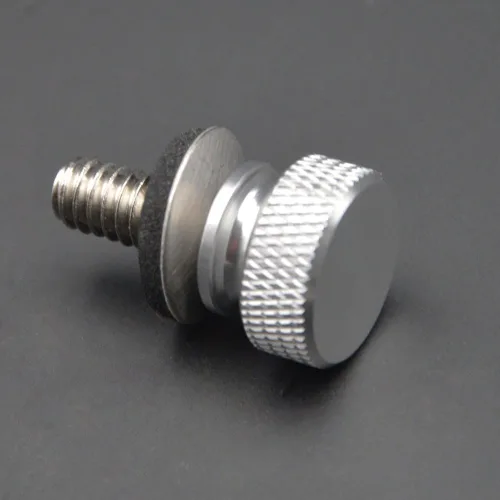 Vista 3 de Tornillo de asiento de motocicleta con rosca de aluminio de 1/4 de pulgada, 20 roscas de aluminio compatible con Harley-Davidson 1986-2025