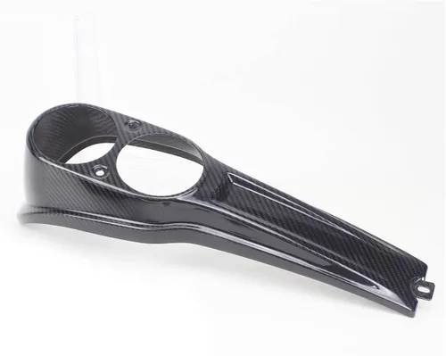 Vista 4 de POWER JAMES Cubierta de panel de consola de tanque de combustible de fibra de carbono 100% negro para Harley Davidson 18-22 Low Rider FXLR 2020 2021