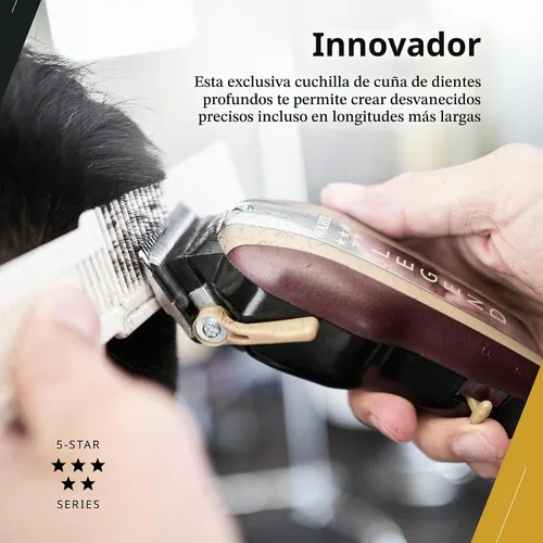 Vista 3 de Wahl - Cuchilla de cuña profesional, repuesto de acero inoxidable, modelo 2228 Fits 5 Star Legend Clippers, Blade Slide Design Widens the Cut