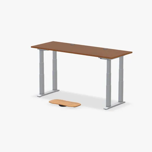 Vista 33 de UPLIFT DESK Bamboo Curve - Escritorio eléctrico de pie V2 (60 x 30 pulgadas), escritorio de pie ajustable de 4 patas, teclado avanzado, ojales