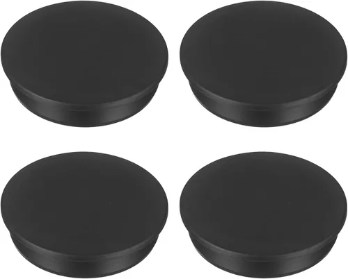Vista 26 de MECCANIXITY - Tapones de silicona en forma de T (26mm, 1 pulgada de diámetro), color negro