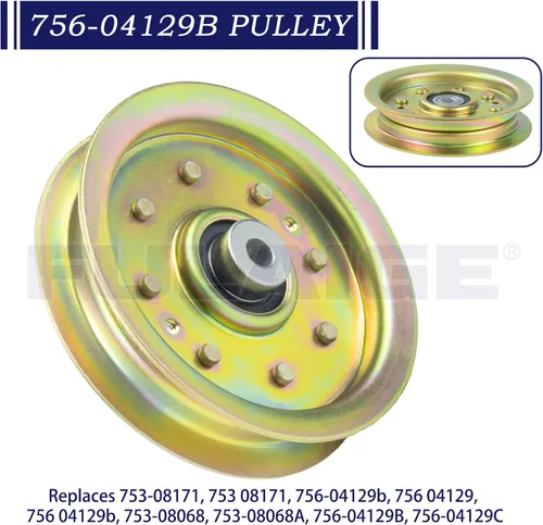 Vista 3 de 756-04129B El kit de polea tensora reemplaza a Cub Cadet 756 04129, 753-08171 MTD 753 08171, 753-08068, 753-08068A, 75604129B, Cub Cadet 756-04129B