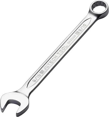 Vista 7 de Jetech Llave combinada de 1 pulgada - Llave ajustable de grado industrial con diseño de 12 puntas, desviación de 15 grados, fabricada con acero