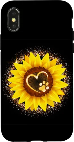 Vista 5 de Sunflower Paw Cat Dog Heart Case for iPhone 16