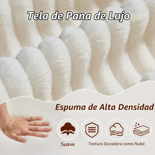 Vista 3 de SUYOLS Sofá nube de pana con almohada, espuma viscoelástica de alta calidad, no requiere montaje, sofá de asiento profundo en caja, silla que ahorra