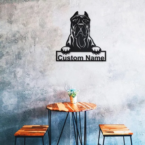 Vista 74 de zouwii Letrero de metal personalizado para perro Airedale Terrier Letrero de metal personalizado Airedale Terrier Airedale Terrier divertido