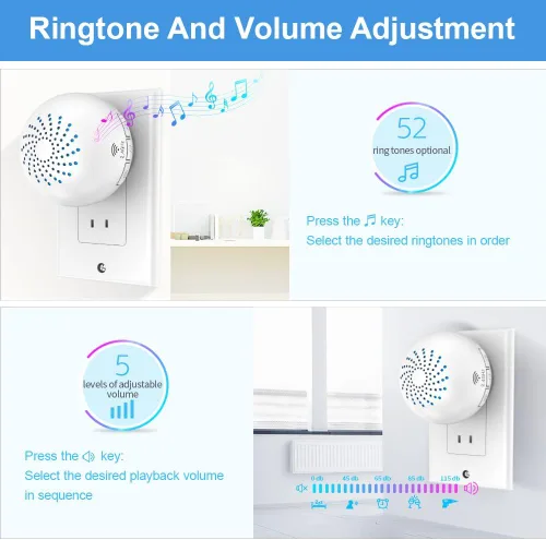 Vista 7 de SINGCALL Sensor de movimiento inalámbrico Alarma de entrada Alarma Interior Sensor de Movimiento Inteligente Detector 2.4G WiFi Sistema Inalámbrico