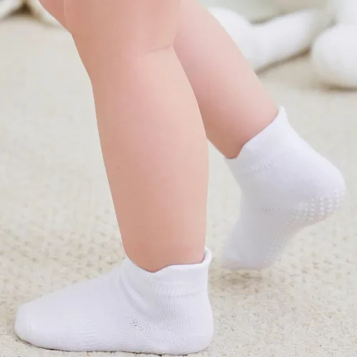 Vista 8 de Zaples - Calcetines altos hasta el tobillo para bebé con base antideslizante, unisex