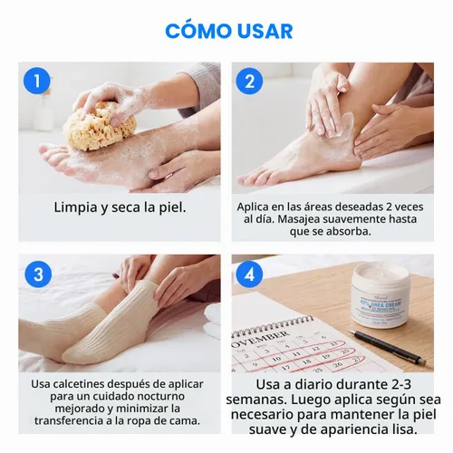 Vista 8 de Ebanel Urea Cream 40% plus Salicylic Acid 2% for Dry Cracked Feet Skin