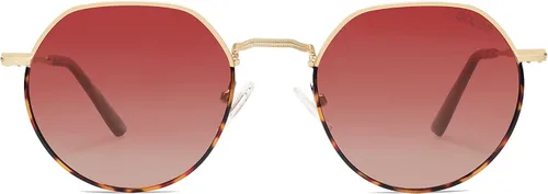Vista 7 de SOJOS Gafas de sol polarizadas redondas de polígono para mujeres y hombres, retro, clásicas, vintage, Panto octogonales, SJ1157