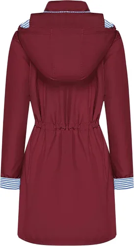 Vista 2 de BBX Lephsnt Impermeable ligero para mujer. Impermeable para actividades en exteriores.