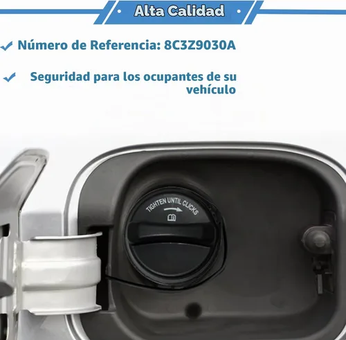 Vista 6 de 8C3Z9030A Tapa de llenado de tanque de combustible de gas compatible con Ford E-150 E-250 E-350 E-450 E150 E250 E350 E450 para F-150 F-250 F-350