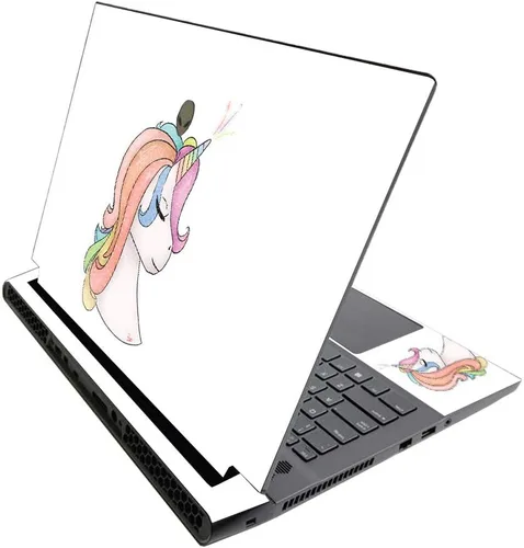 Vista 88 de MightySkins - Skin brillante con purpurina para Alienware M17 R3 (2020) y M17 R4 (2021) - Diversión de los años 90 Acabado duradero con purpurina